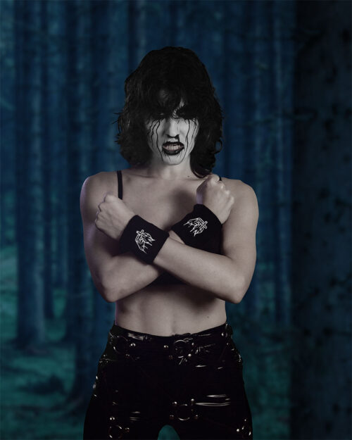 Apocryphis Black Metal Wristband - “Reject Your Church” - Embroidered Terry