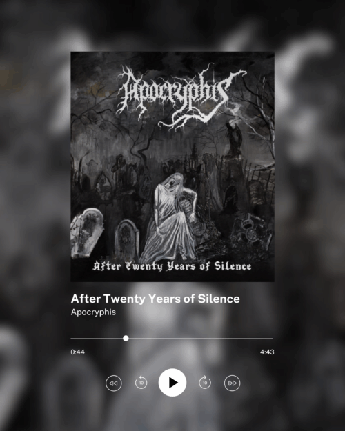 Apocryphis Black Metal Single - “After Twenty Years of Silence” - MP3 Download