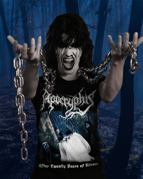 Apocryphis Black Metal T-shirt - “After Twenty Years of Silence” - Black - Women’s